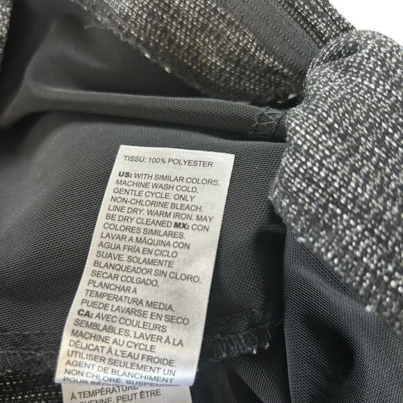 Chico's Dress Pants Women 0 US Size 8R Speckled Gray Woven Cropped Rayon Blend - Picture 11 of 15